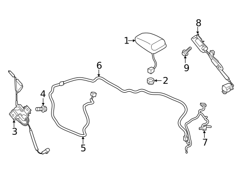 Antenna & Radio for 2019 Subaru Legacy #0