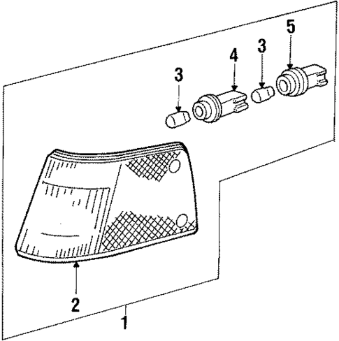 Corner Lamps for 1990 Honda Civic #0