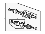 12771474 - Suspension: Axle Assembly for Saab: 9-3, 9-3X Image