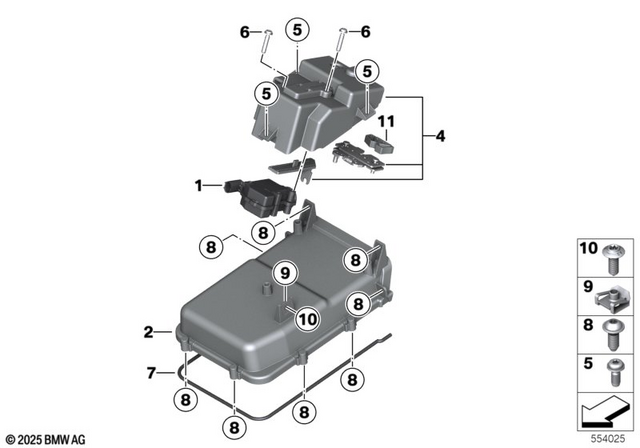67117309678 - Frame and Mounting Parts: Actuator -  for BMW-Motorrad Image