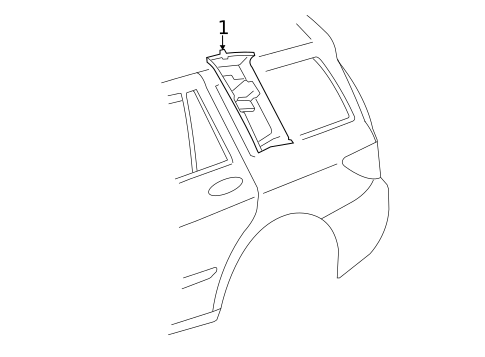 Interior Trim - Quarter Panels for 2007 Mercedes-Benz R 63 AMG&reg; #0