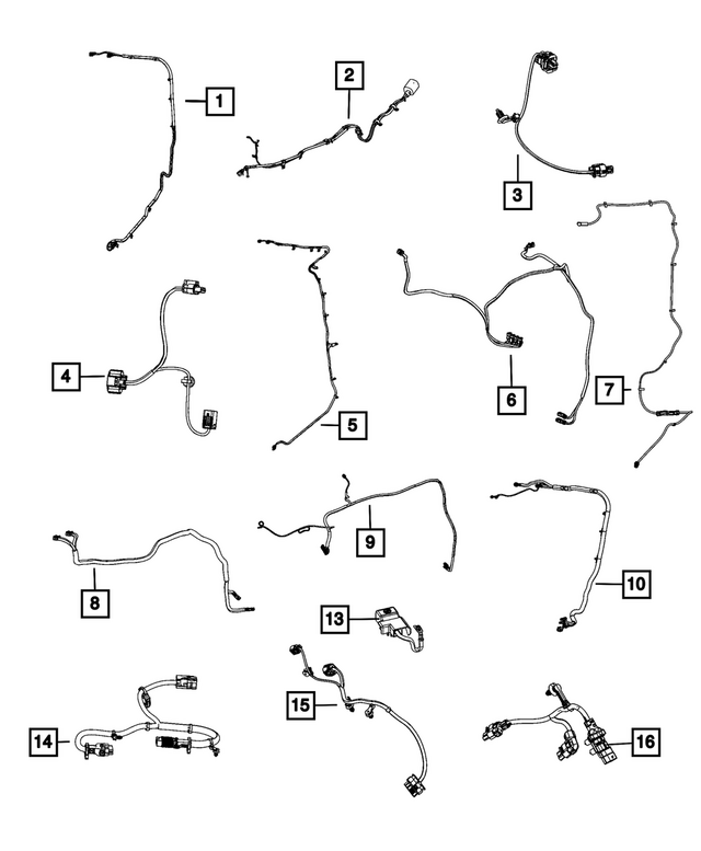 68493927AA - : Antenna Wiring for Mopar Image