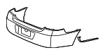 19120961 - : Rear Bumper Cover for Chevrolet: Impala, Impala Limited Image