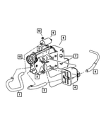 52121718AA - : Filter To Canister Hose for Mopar Image