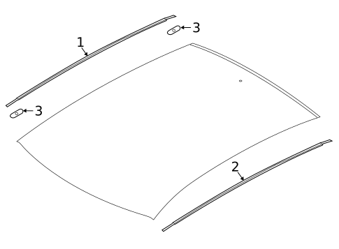 Exterior Trim - Roof for 2021 Nissan Maxima #0