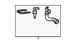 2545015501 - Cooling System: Coolant Hose for Mercedes-Benz Image