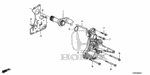 25155RWE000 - Transmission - Automatic: SHAFT ASSY., STATOR for Honda Image