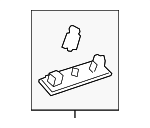 CV6Z5851749AA - Body: Quarter Panel Trim Cap for Ford Image