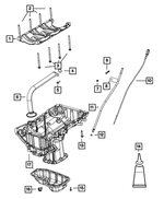 6509507AA - Engine: Double Ended Stud, Mounting for Mopar Image