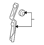 74896TG7A00 - Body: Molding for Honda: Pilot Image