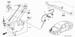 90686SD5003 - Electrical/Exhaust/Heater/Fuel: CLAMP, METER CABLE for Acura Image