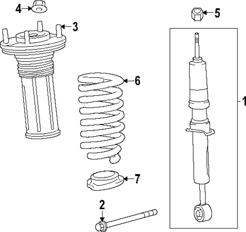 Shocks & Components for 2025 Toyota 4Runner #0