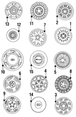 F2TZ1007A - Suspension: Wheel, Alloy for Ford: Explorer Image