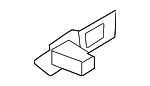 83654R0100 - Body: Handle, Outside Pad for Kia Image