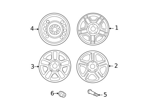 Wheels for 2006 Ford Escape #0