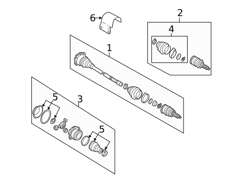Drive Axles for 2001 Audi Allroad Quattro #0