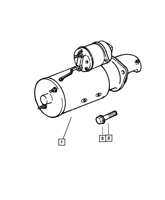 R4741012 - : Starter for Mopar Image