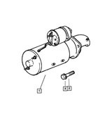 R4741012 - Electrical: Starter for Dodge: Ram 2500, Ram 3500 Image