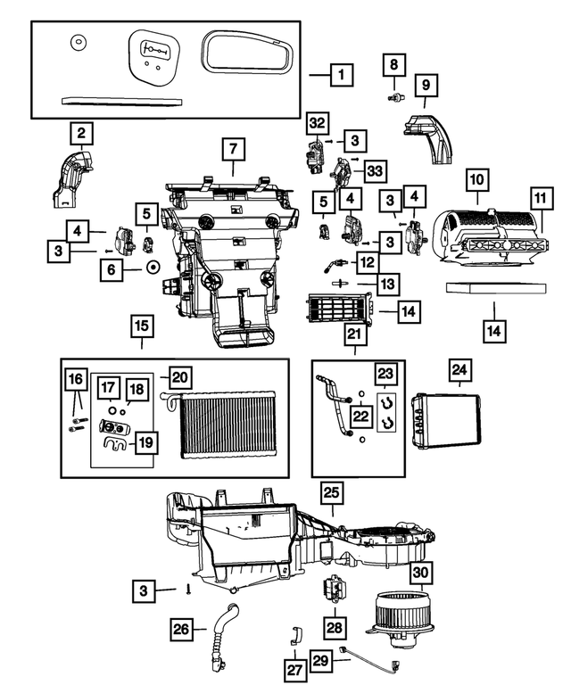 4734227 - Air Conditioners and Heaters: Hex Head Screw for Chrysler: 300, 300M, Aspen, Concorde, Pacifica, PT Cruiser, Sebring, Town &amp; Country, Voyager | Dodge: Caravan, Challenger, Charger, Durango, Grand Caravan, Intrepid, Magnum, Neon, Stratus | Jeep: Cherokee, Grand Cherokee, Grand Cherokee WK, Grand Wagoneer, Liberty, Wagoneer | Ram: C/V Image