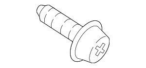 WHT-003-841 - Fender Liner Retainer Screw 2011-2025 Audi | Audi OEM ...