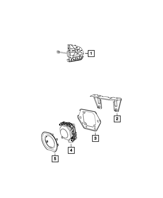 68456215AE - : Adaptive Speed Control Module Sensor for Mopar Image