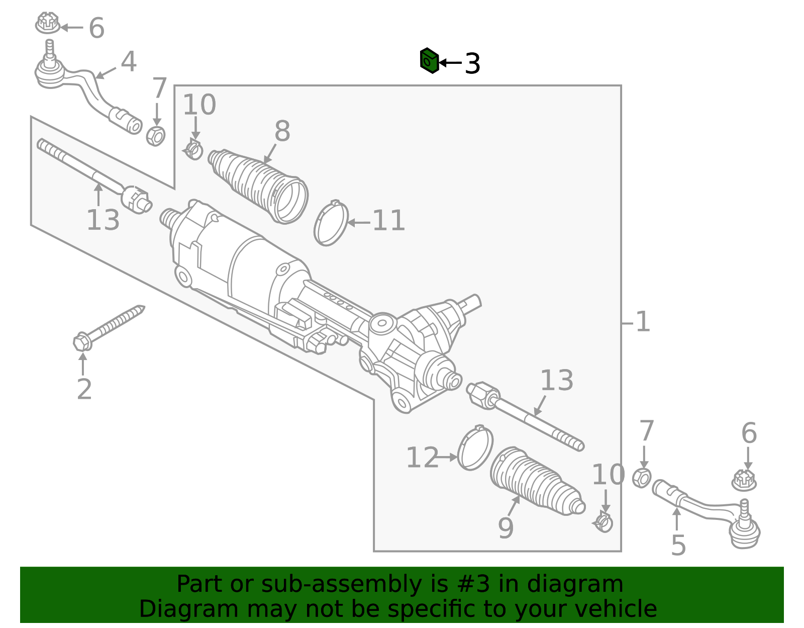 Wht 005 305 B Rack And Pinion Mount Nut WHT-002-305 | OEM Parts Online