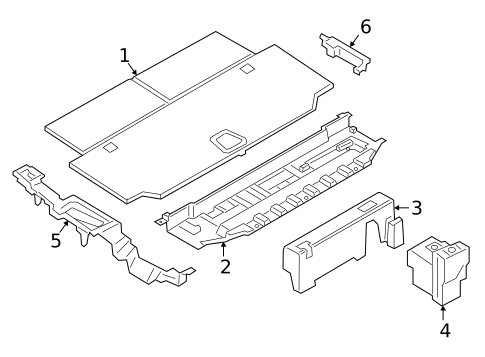 Interior Trim - Rear Body for 2021 BMW X5 #3