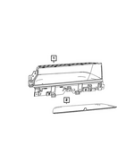 6YS62TX7AA - Interior Trim: Instrument Panel Bin for Mopar Image