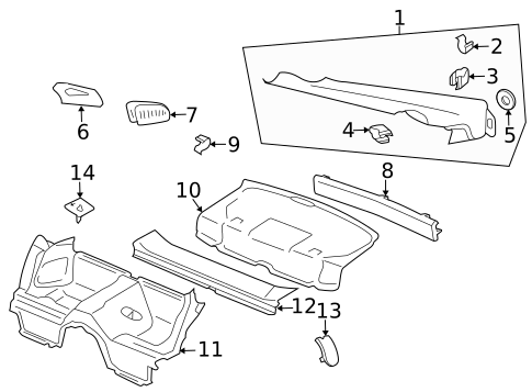 Interior Trim - Quarter Panels for 2005 Porsche 911 #3