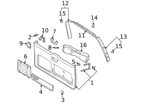 Interior Trim for 2006 Lexus GX470 #0
