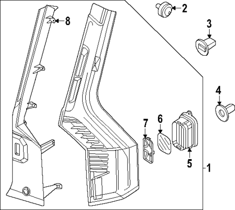 Tail Lamps for 2025 Kia EV9 #0