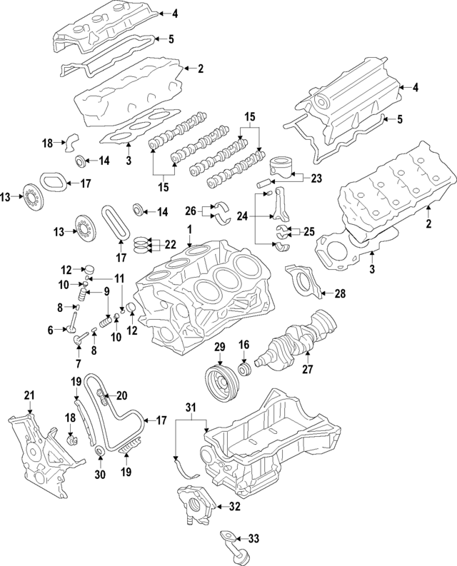 9A5Z6009CA - : Cylinder Block for Ford Image