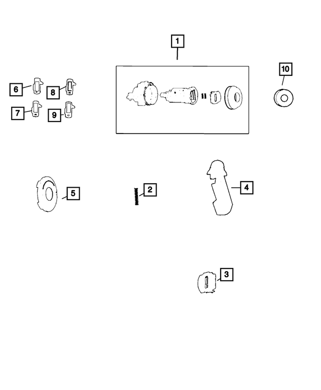 « 68078076AB – Doors, Door Mirrors and Related Parts : Loquet Trousse De Brides pour Mopar Image »