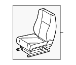 5126997AA - Body: Seat Assembly for Dodge: Sprinter 2500, Sprinter 3500 Image