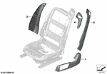 52107228306 - Individual Equipment: Cover, Belt Guide, Right for BMW Image