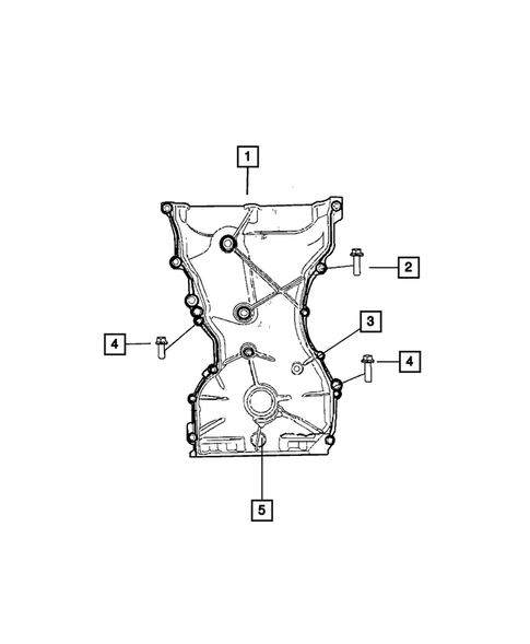 Timing Belt/Chain and Cover and Balance Shaft for 2008 Dodge Caliber #2
