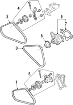 JE1615930A - Cooling System: Idler Pulley for Mazda: MPV Image