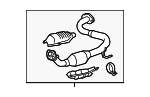 174500P360 - : Catalytic Converter (Front) for Toyota: Tacoma Image