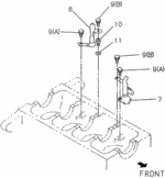 8944753252 - : Pipe, Oil Passage Center for Honda Image