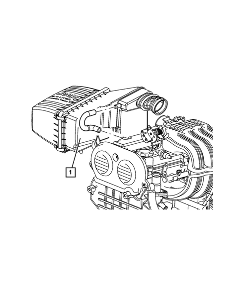 Crankcase Ventilation for 2004 Jeep Wrangler #0