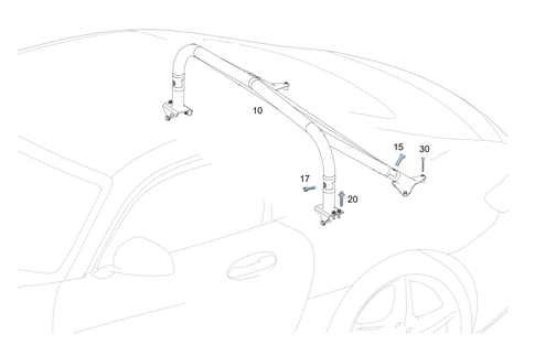 Roll Bar for 2021 Mercedes-Benz AMG GT Black Series #0
