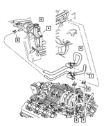 52029091AA - Cooling: Clamp for Mopar Image