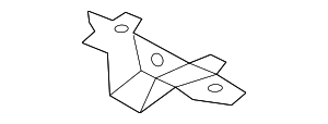 DV6Z1711250A - Body: Floor Pan Cross-Member Bracket for Ford Image