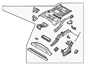 LJ9Z5811215B - : Floor Pan Assembly for Ford: Mustang Mach-E Image