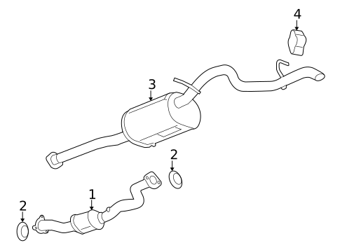 Mufflers for 2006 Isuzu i-350 #0