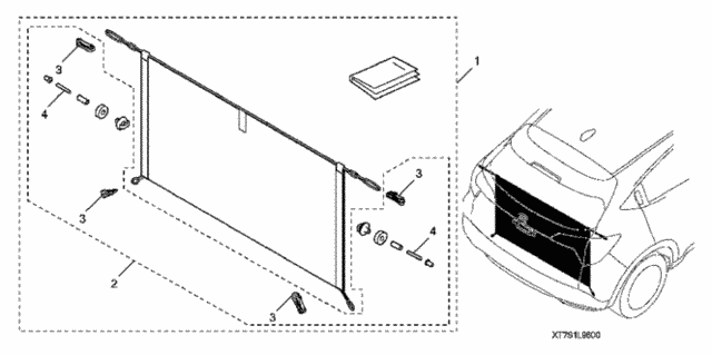 Cargo Net for 2019 Honda HR-V #0