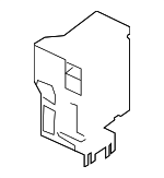 LB5Z18K810FE - Body: Receiver for Ford: Explorer, Police Interceptor Utility Image