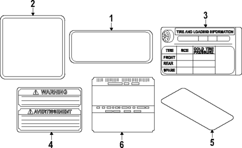 Labels for 2025 Subaru Impreza #0