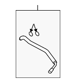 924501EA0A - HVAC: Rear Suction Hose for Nissan: 370Z Image