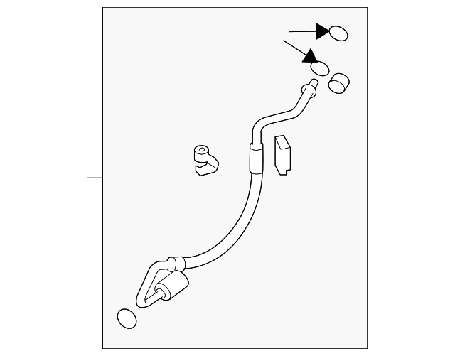 Suction Hose - Nissan (92480-6GK0A)